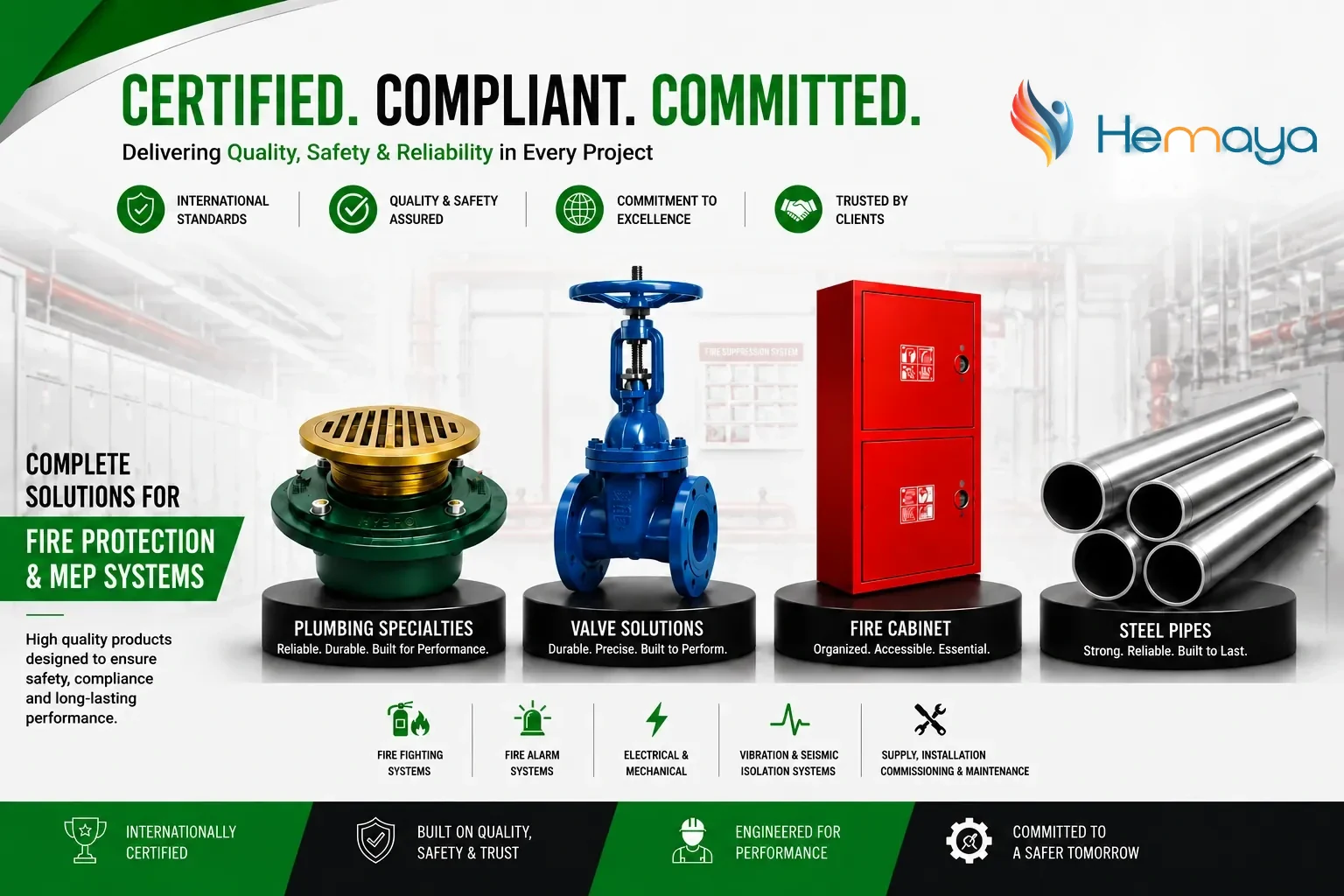 Hemaya — certification poster.